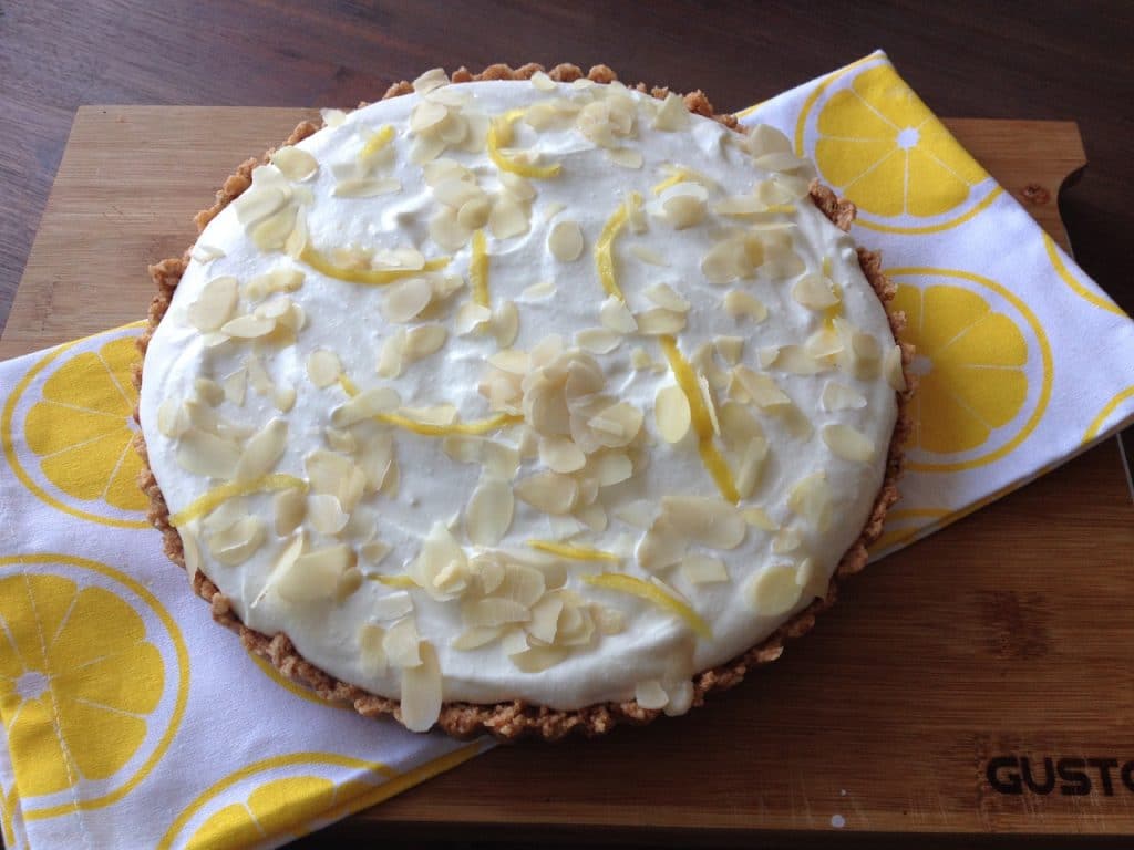 limoncello-ricotta taart