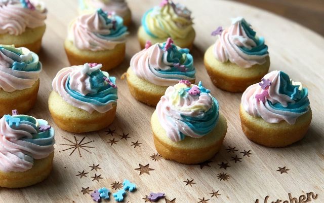 unicorn mini cupcakes