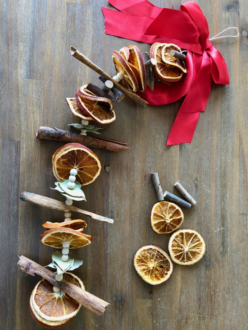 De waarheid vertellen Het pad Gevestigde theorie DIY kerstslinger van sinaasappel, laurier en kaneel - My happy kitchen &  lifestyle