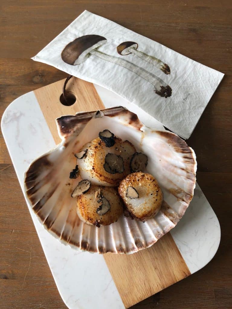 Coquilles met truffel