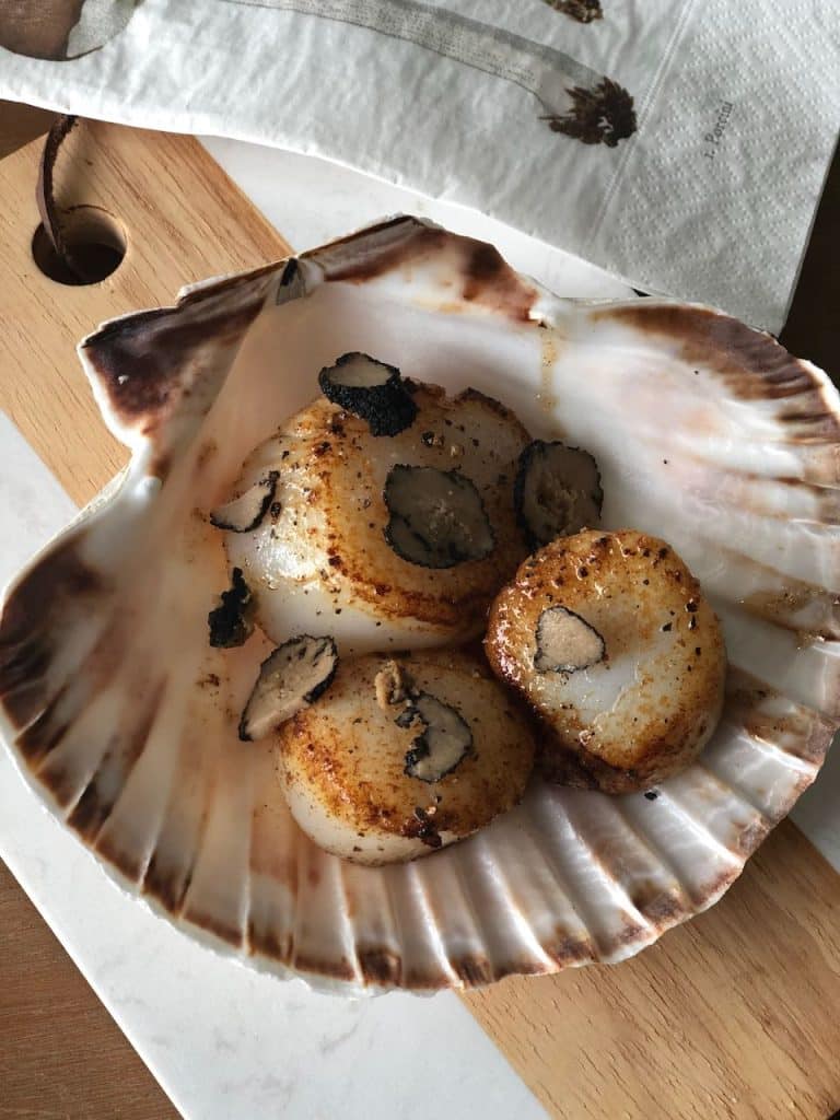 Coquilles met truffel