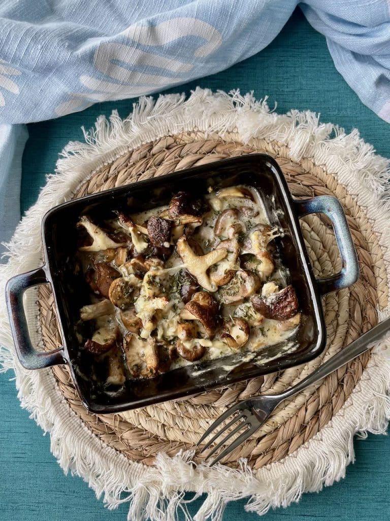 Funghi al gorgonzola