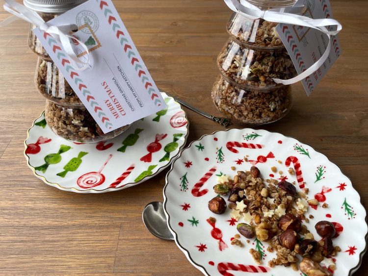 Kerst granola uit de airfryer