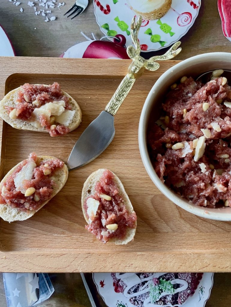 Carpaccio tapenade