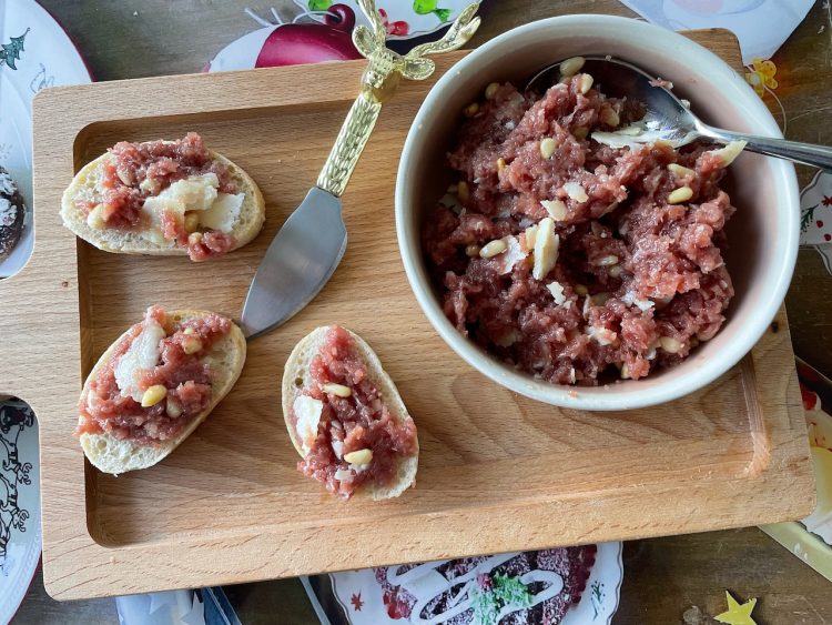 Carpaccio tapenade