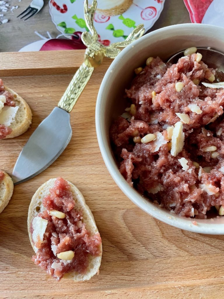 Carpaccio tapenade