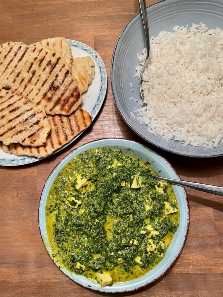 Saag paneer