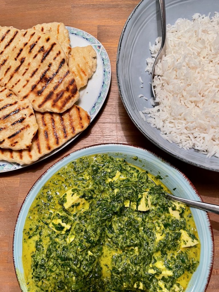 Saag paneer