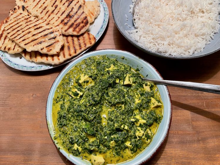 Saag paneer