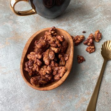 Gesuikerde noten uit de airfryer