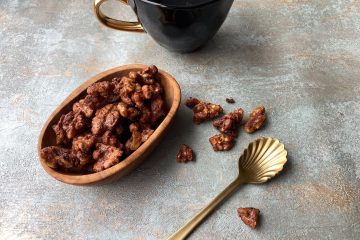 gesuikerde noten uit de airfryer